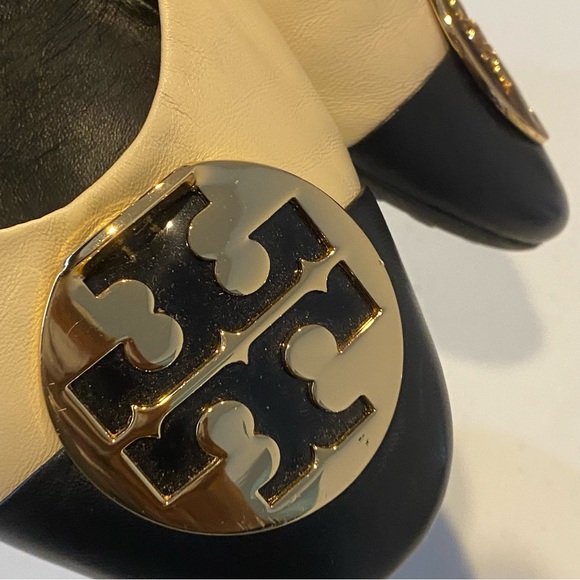 TORY BURCH Claire Cap Toe Ballet Flats - Picture 9 of 12